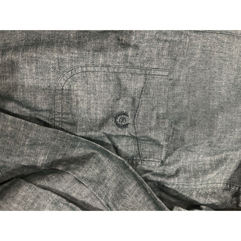 Chaps Ralph Lauren Men's Longsleeve Shirt Large Green Cotton - Picture 5 of 5